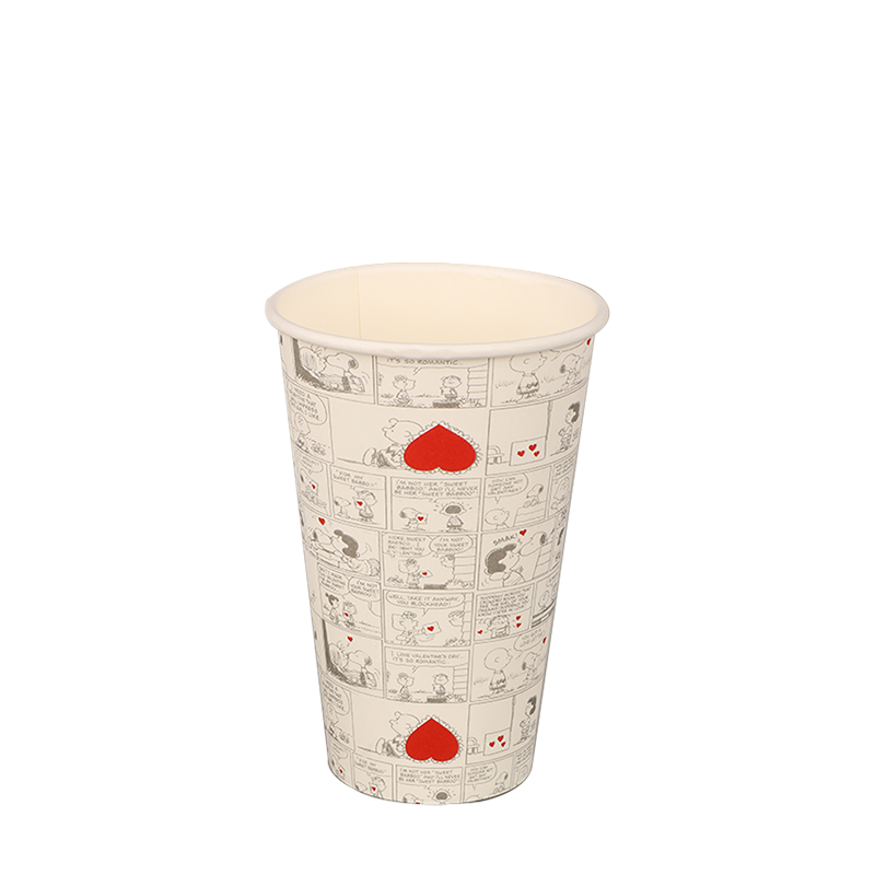 8oz wasserdichte, einwandige Heißpapierbecher