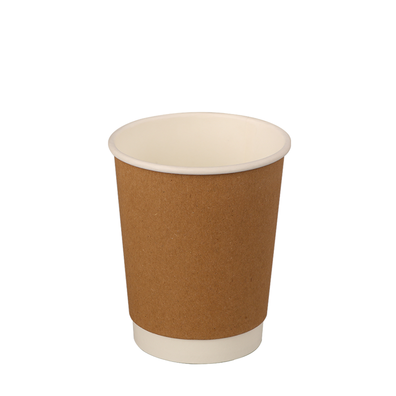 8oz doppelwandige Heißkaffee-Pappbecher