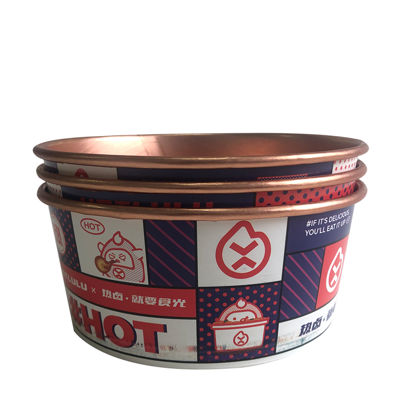 1300 ml runde silberne Salatschüssel aus Aluminium