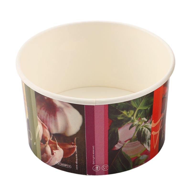 16oz kompostierbarer Eiscreme-Pappbecher