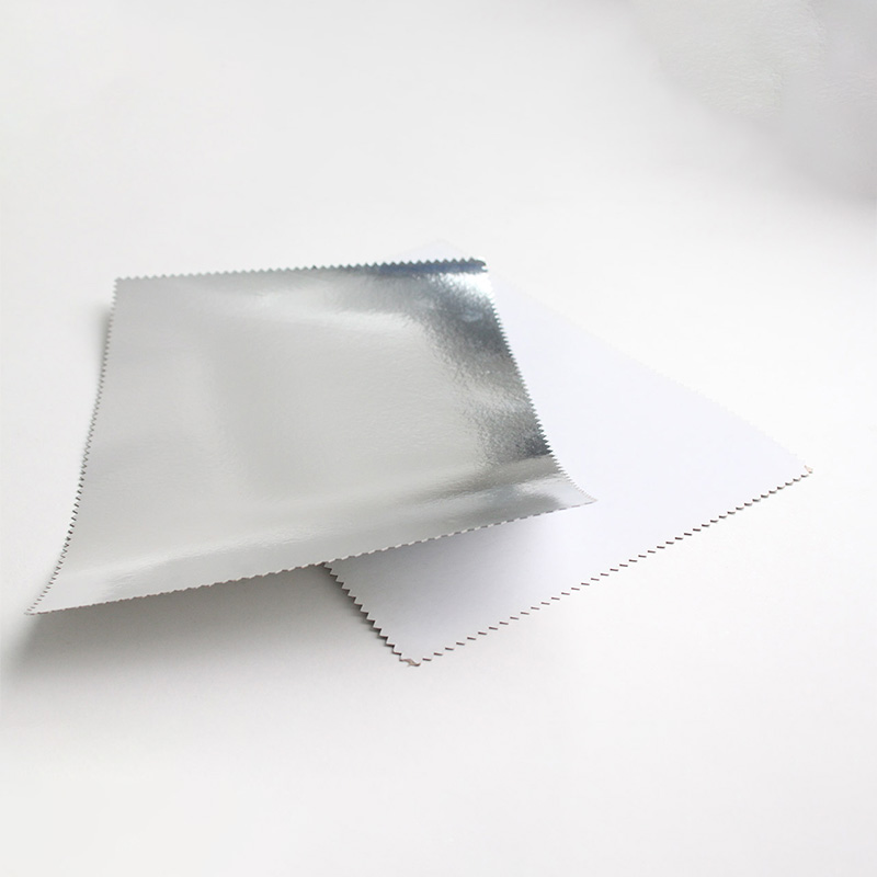 Metallisiertes silbernes Aluminiumpapier