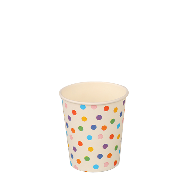 4-Unzen-Einweg-Warmpapierbecher aus recycelbarem Papier