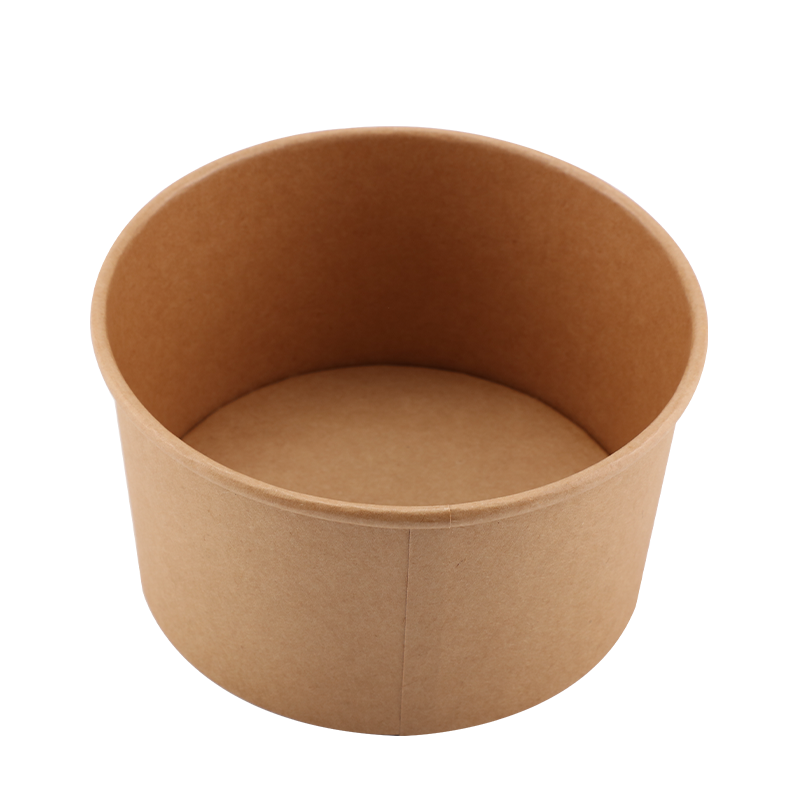 1300 ml ölbeständige Salatschüssel aus Kraftpapier