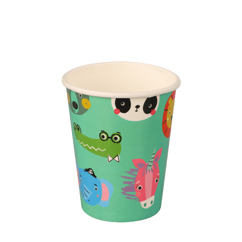 10oz recycelbare Kaltkaffee-Trinkbecher aus Pappe